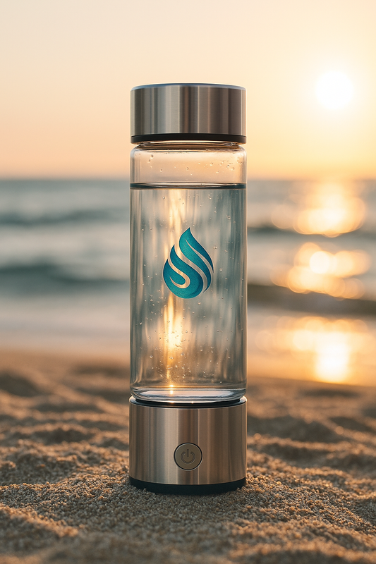 H20 Health® 550ML (CE,FCC,LFGB certified) Water Purifier SPE and PEM Water Ionizer Hydrogen Water Bottle Technology, Filtered Water - Perfect Water Purifier Bottle or Convenient Filtered Water Bottle