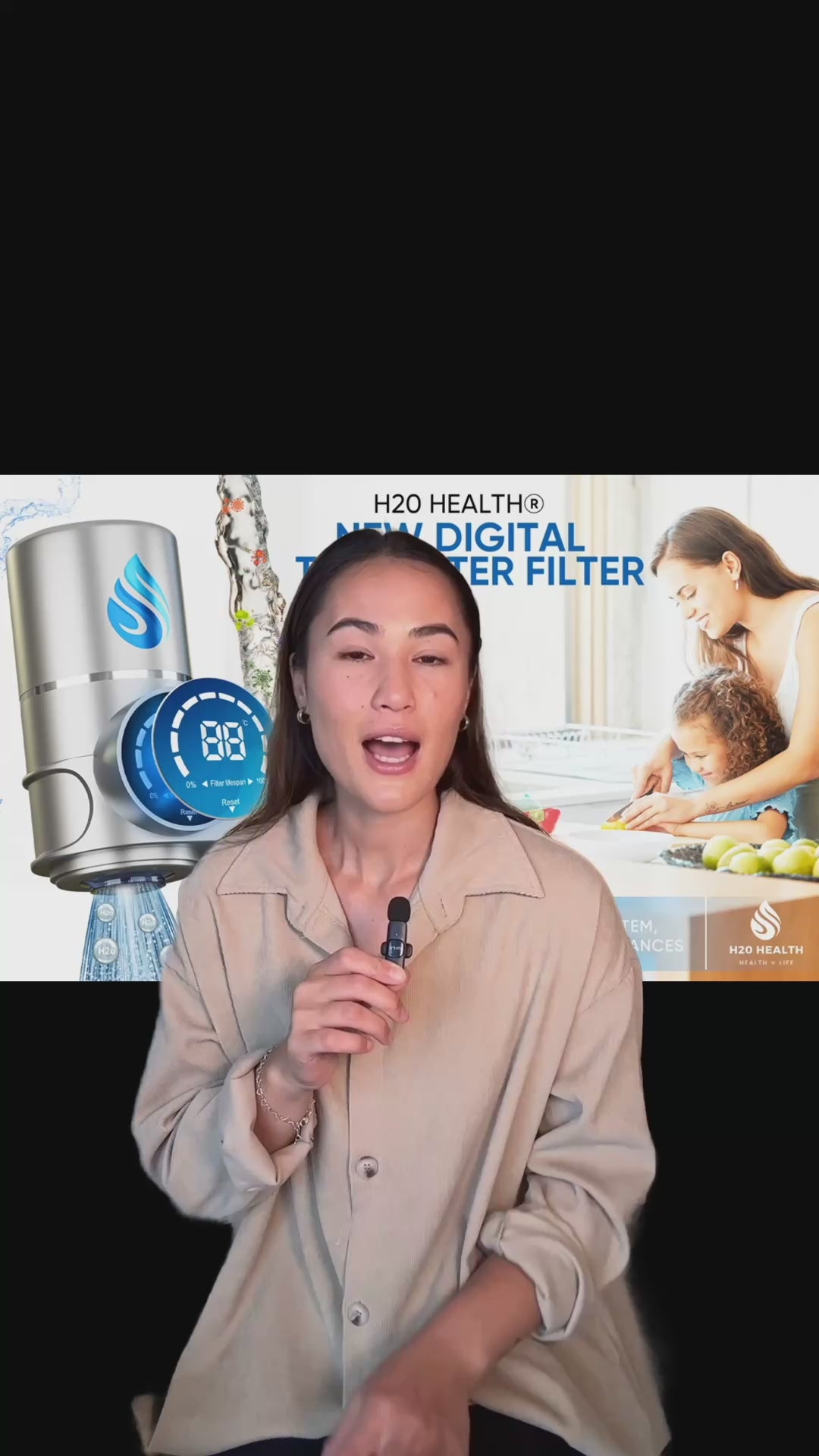H20 HEALTH® 8-Stage Digital Water Filter Tap – Purifies 99%