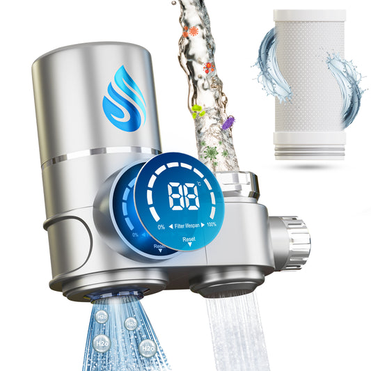 H20 HEALTH® 8-Stage Digital Water Filter Tap – Purifies 99%